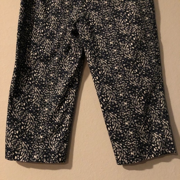 Coldwater Creek navy patterned cropped pants - Picture 11 of 15